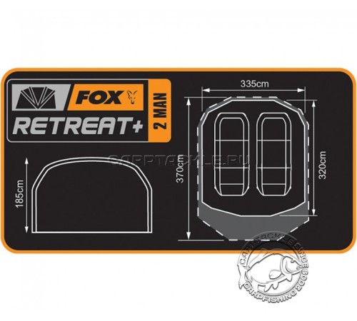 Палатка двухместная Fox Retreat+ 2Man