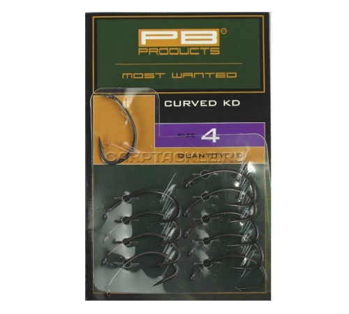 Крючки карповые PB Products Curved KD