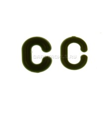 Клипса-застежка для грузил Gardner DROP OUT CHOD SAFETY CLIPS (12шт) NEW