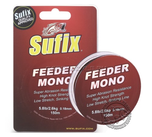 Леска 0,28мм 150м Sufix Feeder Mono