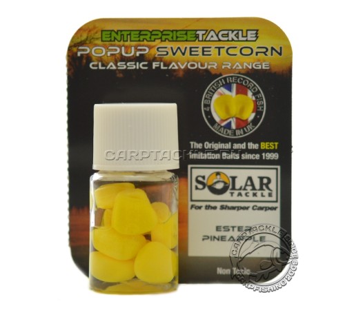 Искусственная плавающая насадка Enterprise Tackle Pop Up Sweetcorn Solar Ester Pineapple Yellow Ананас