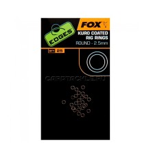Стальные колечки Fox EDGES™ KURO COATED RIG RINGS 2,5