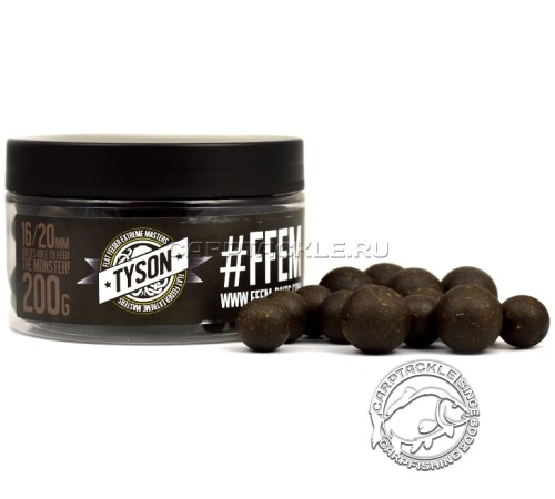 Растворимые бойлы 16-20мм FFEM Super Soluble Boilies HNV-Tyson 16-20mm