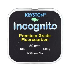 Флюорокарбоновый поводковый материал Kryston Incognito 0,35мм 13LB 50м