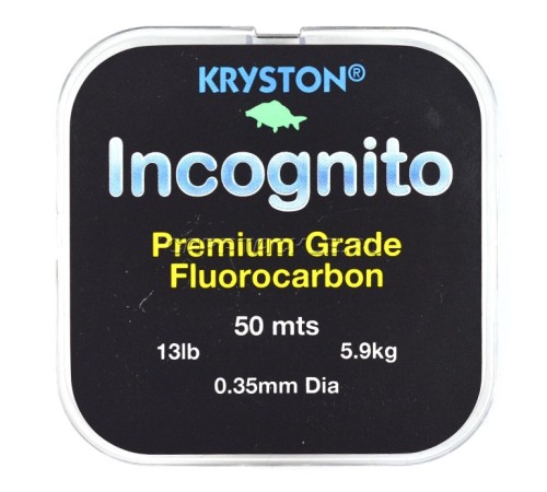 Флюорокарбоновый поводковый материал Kryston Incognito 0,35мм 13LB 50м