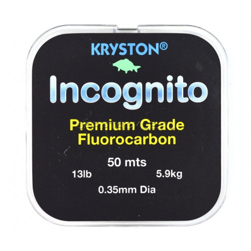 Флюорокарбоновый поводковый материал Kryston Incognito 0,35мм 13LB 50м