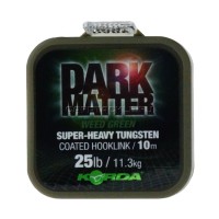 Поводковый материал Korda Dark Matter Tungsten Coated Braid Weed Green 25lb