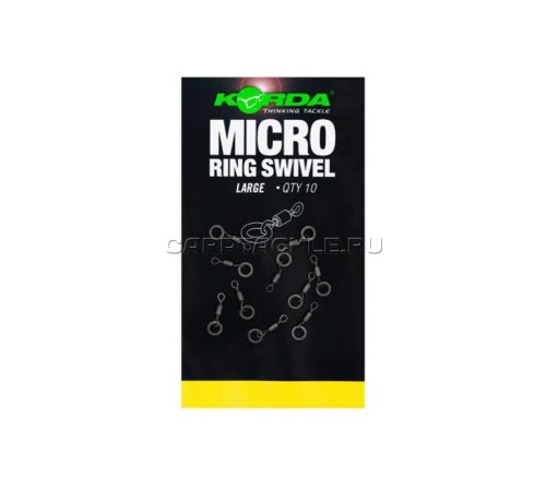 Вертлюг с кольцом Korda Micro Rig Ring Swivel