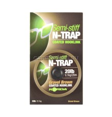 Поводковый материал Korda N-TRAP Semi 20lb Gravel