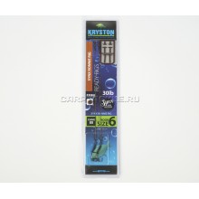 Готовые поводки Kryston Synx Ronnie Rig 30lb 20cm Size 6