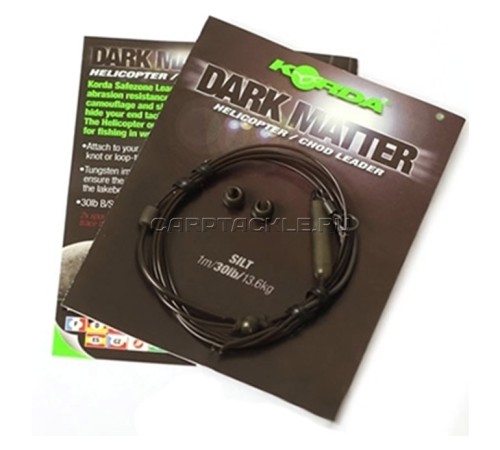Оснастка Korda Dark Matter Leader Heli 40lb 1m weed