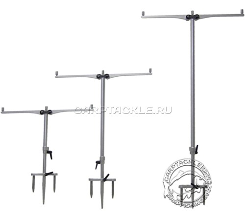 Подставка на 3 удилища Meccanica Vadese NICKETTO 100см Silver