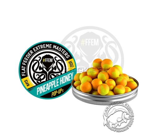 Плавающие бойлы 12мм FFEM Pop-Ups Pineapple Honey 12mm Ананас с Медом