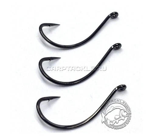 Крючки карповые черный никель Hayabusa W-1