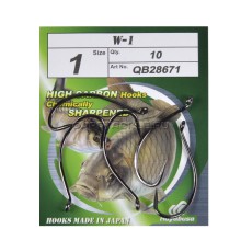 Крючки карповые черный никель Hayabusa W-1