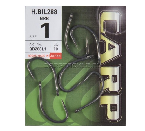Крючки карповые с тефлоновым покрытием Hayabusa H.BIL288