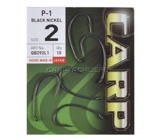 Крючки карповые с тефлоновым покрытием Hayabusa P-1