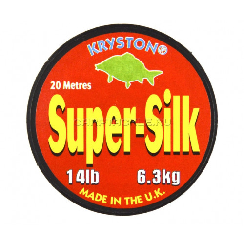 Поводковый материал Kryston SUPER-SILK 14LB 20m