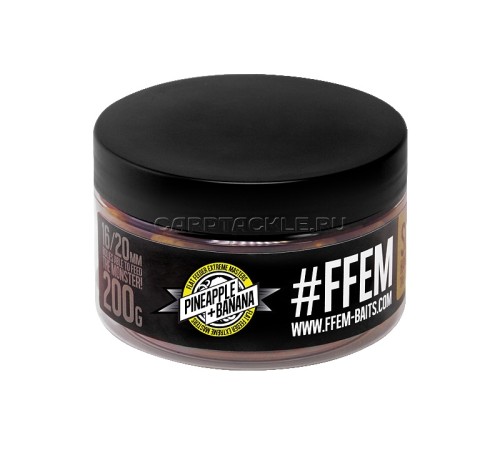 Растворимые бойлы 16-20мм FFEM Super Souble Pineapple Banana 16-20mm