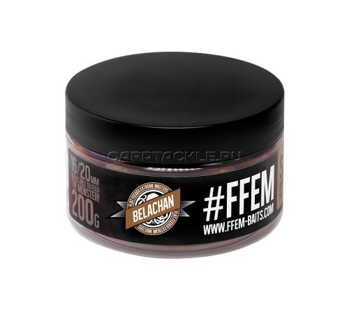 Растворимые бойлы 16-20мм FFEM Super Soluble Boilies HNV-Belachan 16/20mm