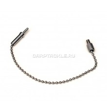 Цепочка для механических сигнализаторов 20см черная Taska Stainless Jet Black Ball Chain 8
