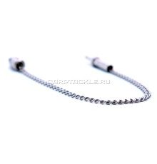 Цепочка для механических сигнализаторов 20см черная Taska Stainless Jet Black Chynky Chain 8
