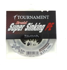 Шнур Daiwa Tournament Super Sinking Brown 150m 15lb 0.17