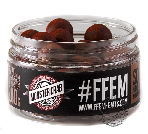 Растворимые бойлы 16-20 FFEM Super Soluble Boilies HNV Monster Crab 16-20mm