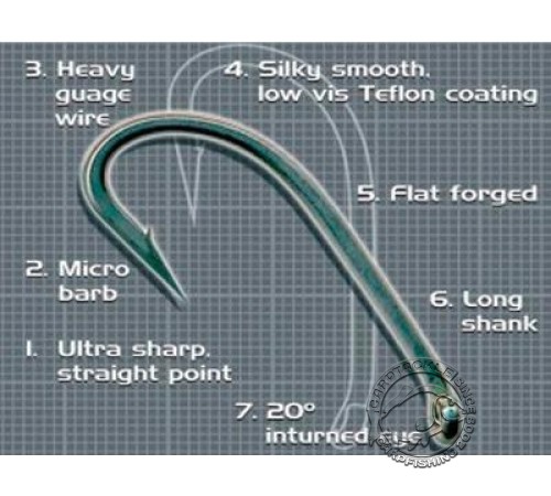 Крючки карповые Korda Long Shank X