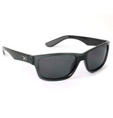Черные солнцезащитные очки с серыми линзами Matrix