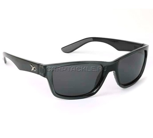 Черные солнцезащитные очки с серыми линзами Matrix