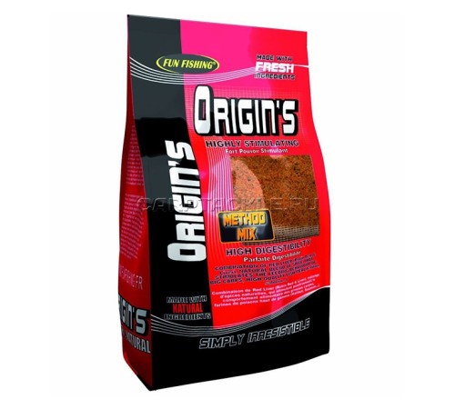 Прикормочная смесь Fun Fishing Method Mix Origins 2.5kg