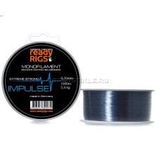 Леска прозрачная 0,30 1000м Ready Rigs IMPULSE Fluorocarbon L-Grey