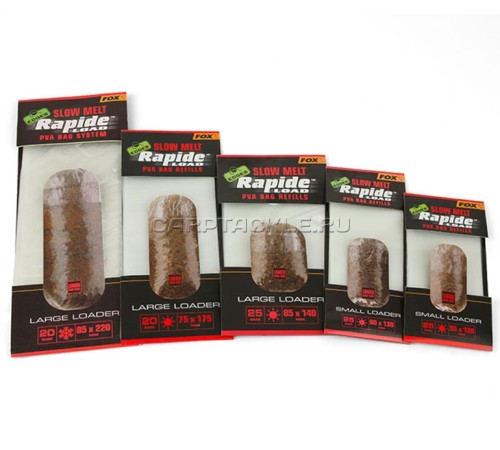 ПВА мешки Fox Edges Rapide Load PVA Bag Slow Melt Refills