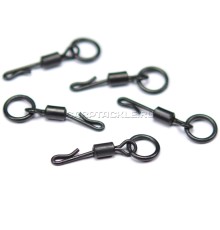 Вертлюг с кольцом и быстросъемом Gardner Covert Flexi-Ring Kwik Lok Swivels