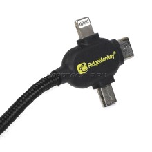 Кабель для зарядки Ridge Monkey Vault USB-A to Multi Out Cable 1m