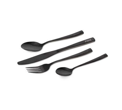 Набор столовых приборов из нержавеющей стали FOX Cookware Black Stainless Cutlery Set