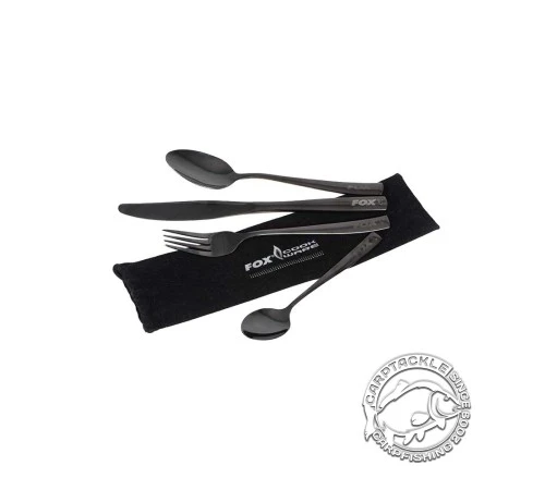 Набор столовых приборов из нержавеющей стали FOX Cookware Black Stainless Cutlery Set