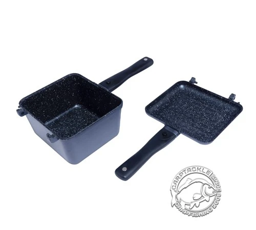 Глубокая кастрюля - сковорода гриль Ridge Monkey Connect Deep Pan & Griddle Granite Edition