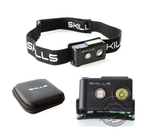 Фонарик налобный SKILLS LED Highlight Ultra Lightweight & Hardcase