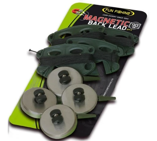 Набор из 4-х задних грузил на магнитах Fun Fishing Magnetic Back Lead Inox 90g