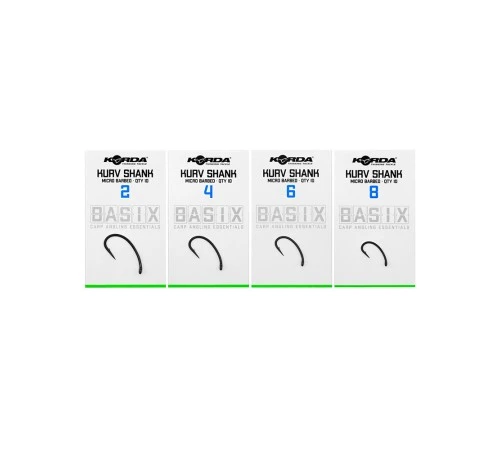 Крючок KORDA Basix Kurv Barbed