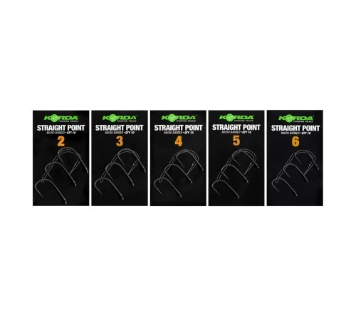 Крючок KORDA Straight Point Barbed