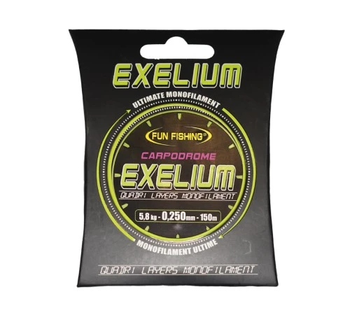 Леска монофильная Fun Fishing Exelium Carpodrme 0,250mm 150m