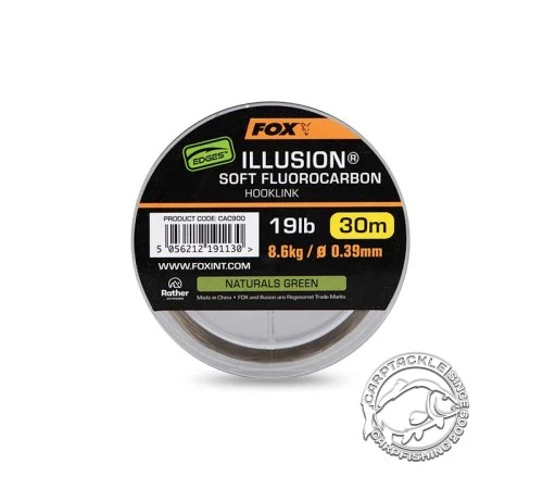 Мягкий флюрокарбоновый поводковый материал Fox Illusion Soft Fluorocarbon