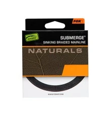 Тонущая плетеная леска Fox EDGES Naturals Submerge Braid 65lb 0.38mm 300м