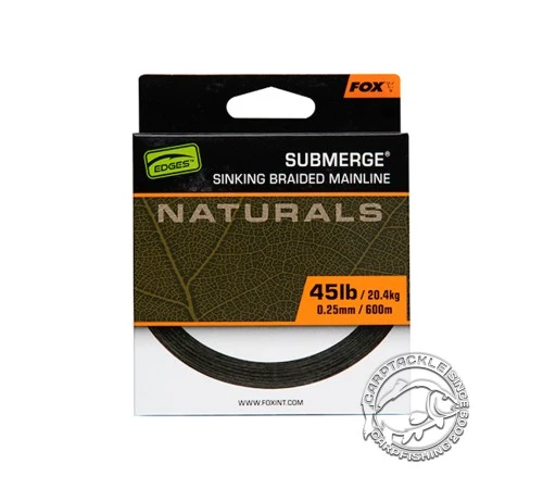 Тонущая плетеная леска Fox EDGES Naturals Submerge Braid