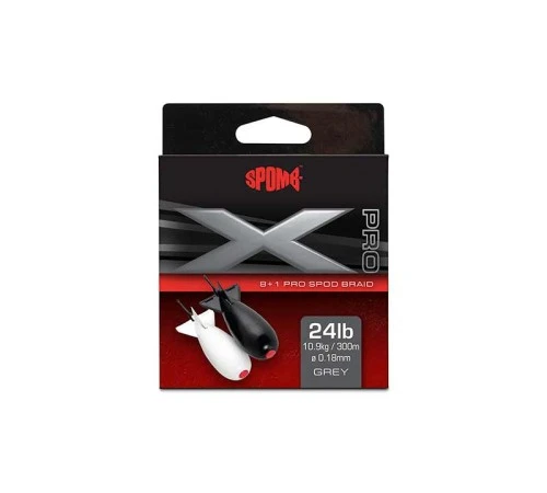 Леска плетеная Spomb X Pro Braid 24lb 0.18мм 300м