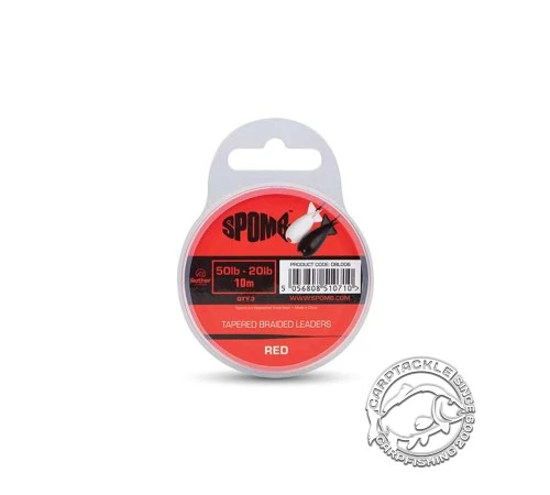 Плетеные конусные шок-лидеры Spomb х 3 0.20-0.38mm