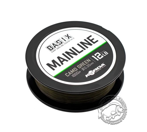 Леска Korda Basix Main Line Camo green